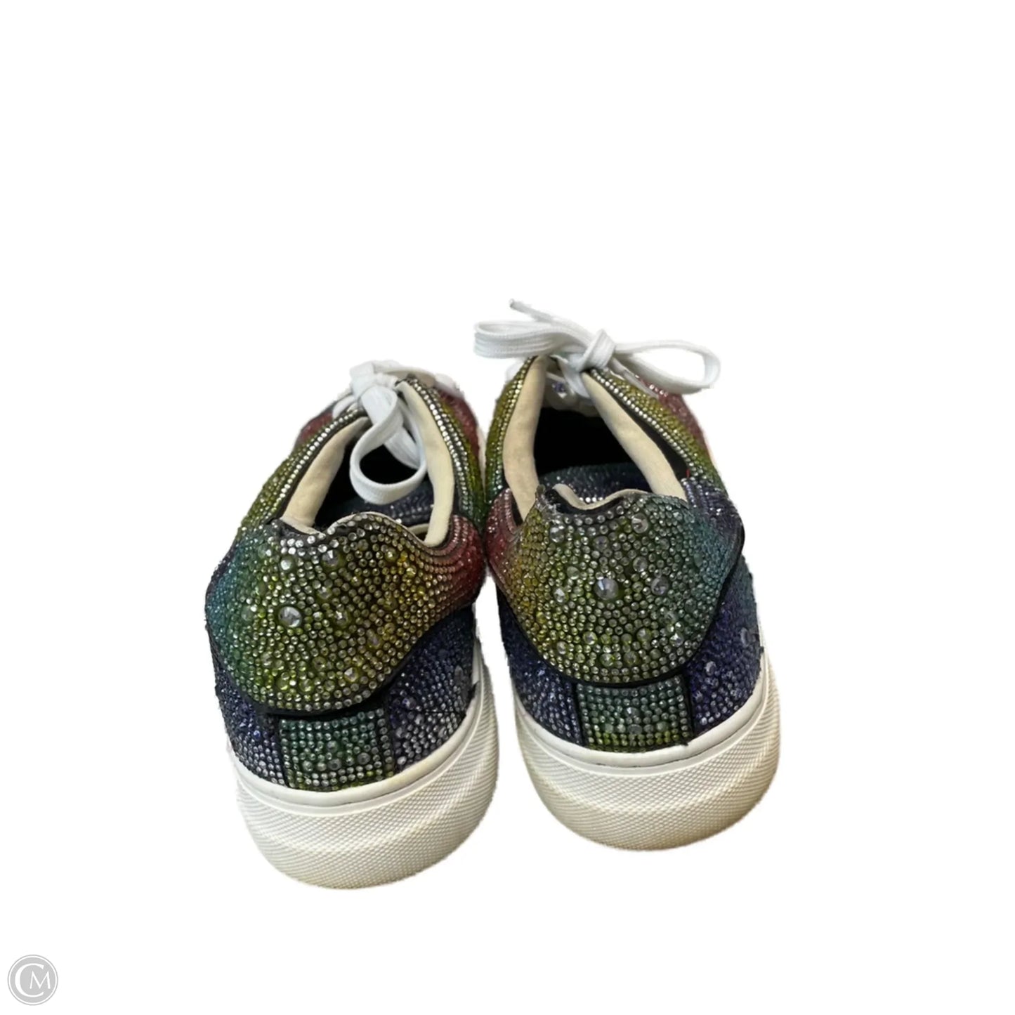 Shoes Sneakers By Betsey Johnson In Rainbow Print, Size: 11