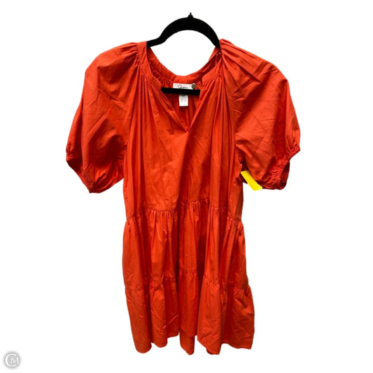 Dress Casual Short By Japna In Orange, Size: M