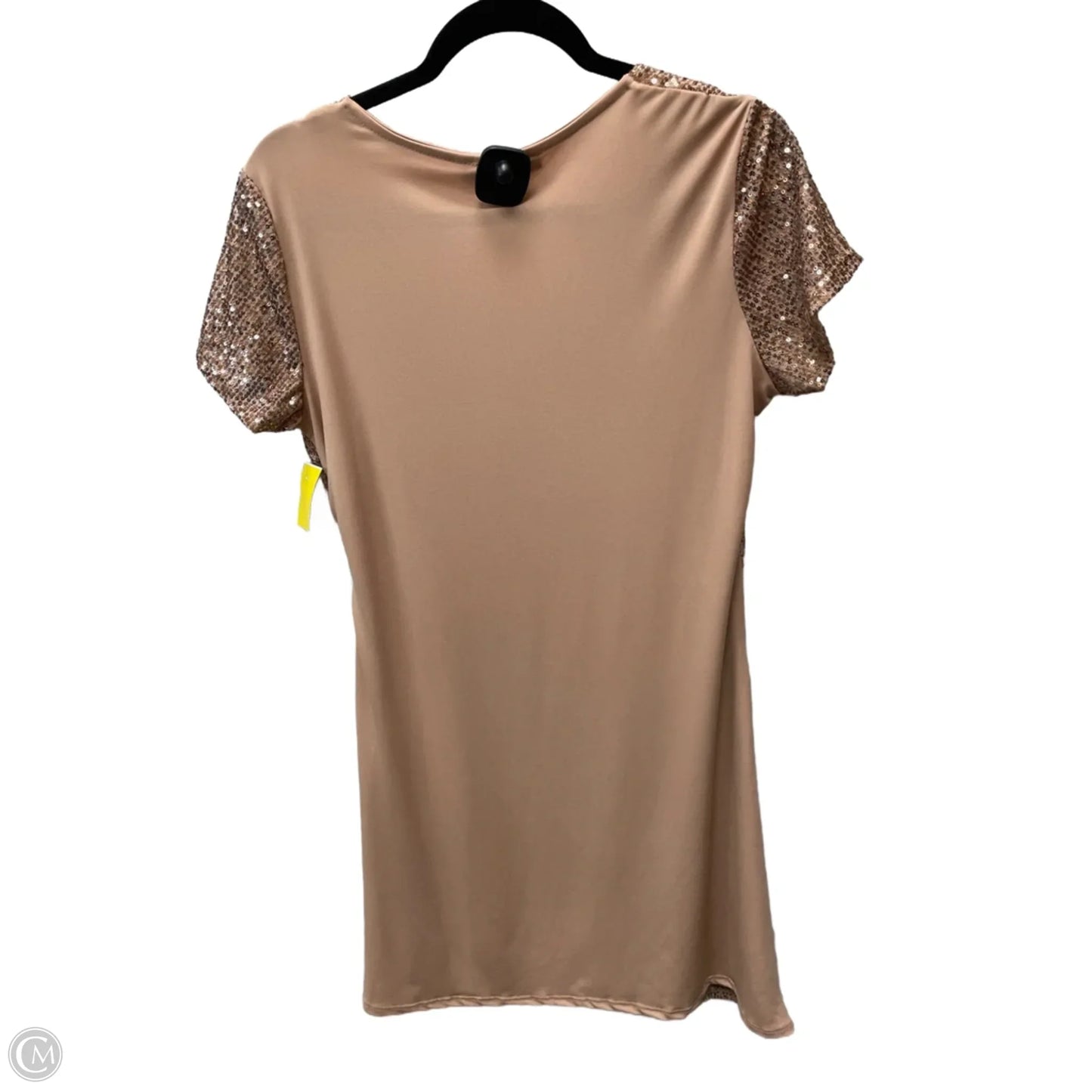 Dress Party Short By Clothes Mentor In Bronze, Size: M