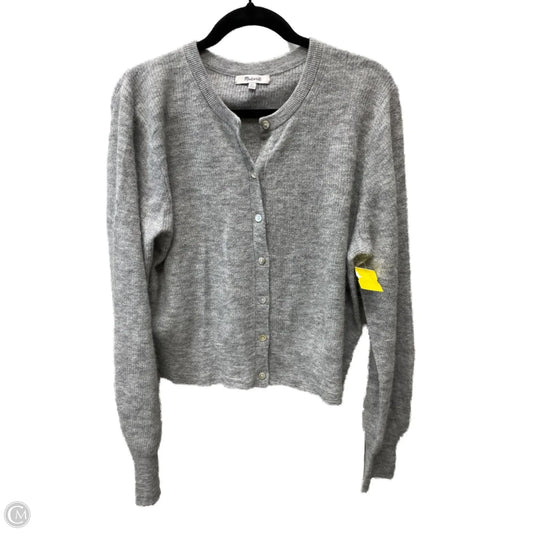 Sweater Cardigan By Madewell In Grey, Size: Xl