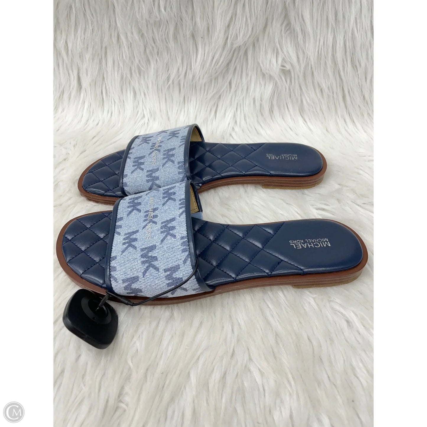 Sandals Designer By Michael Kors In Blue Denim, Size: 9