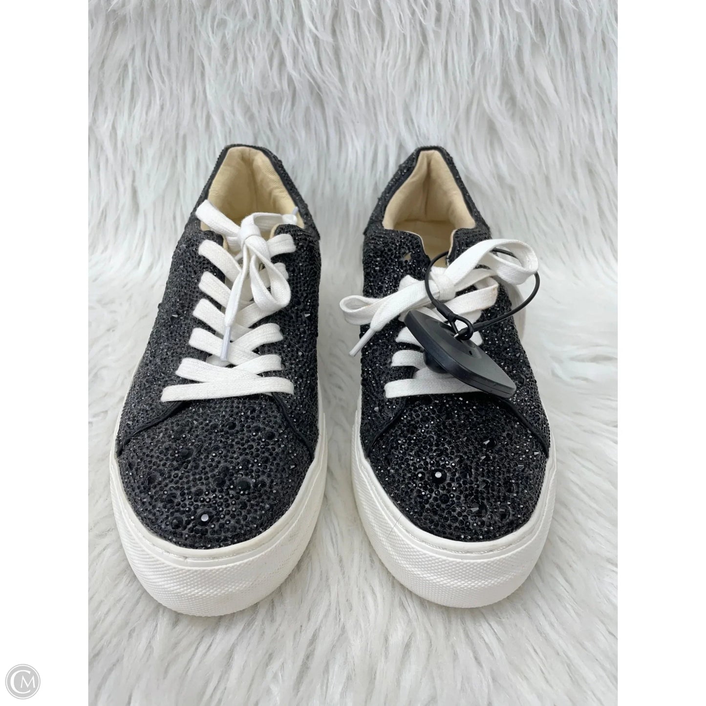 Shoes Sneakers Platform By Betsey Johnson In Black, Size: 6.5