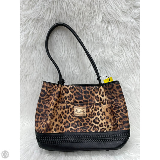 Handbag Leather By Brighton, Size: Medium