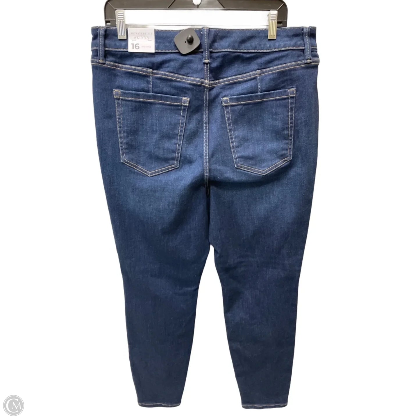 Jeans Skinny By Lane Bryant In Blue Denim, Size: 16