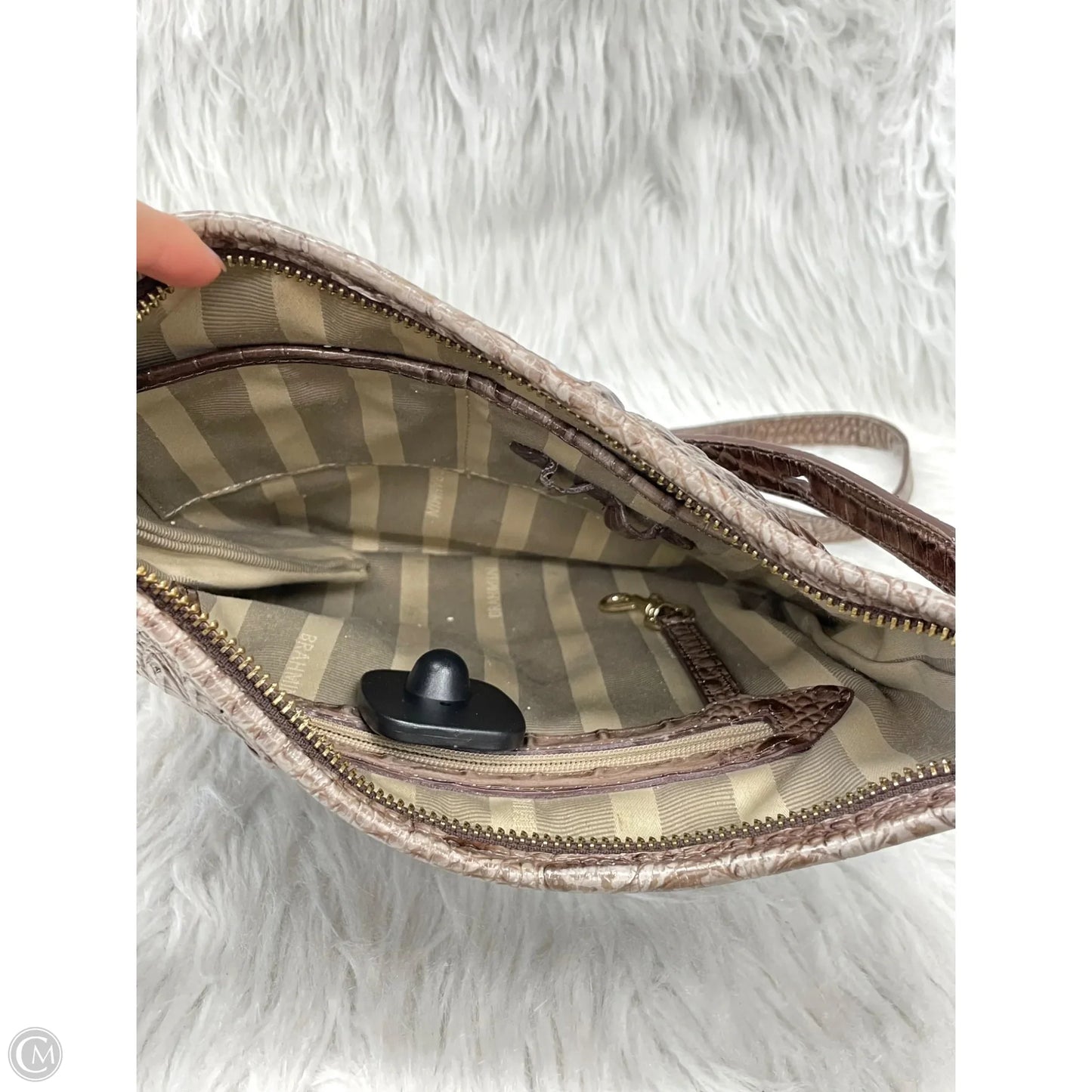 Crossbody Designer By Brahmin, Size: Medium