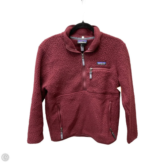 Jacket Faux Fur & Sherpa By Patagonia In Maroon, Size: Xs