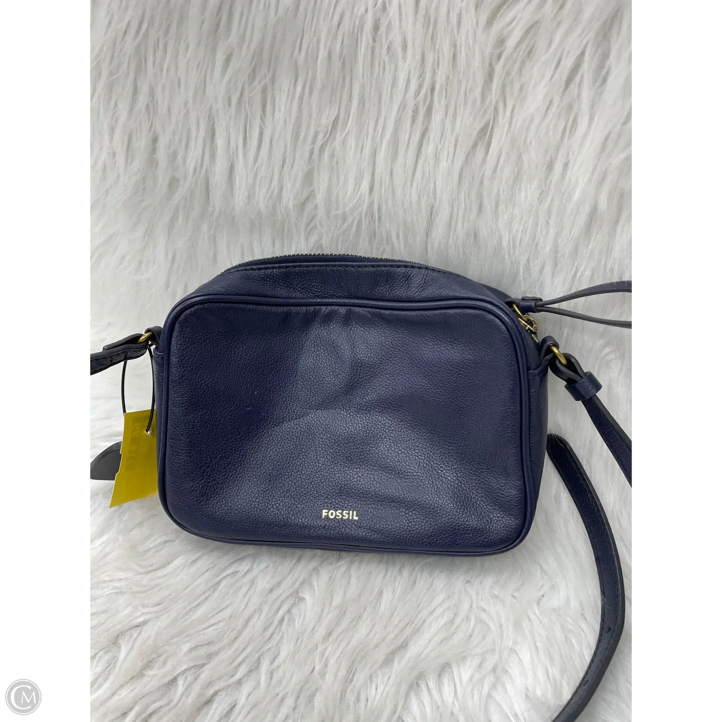 Crossbody Leather By Fossil, Size: Small
