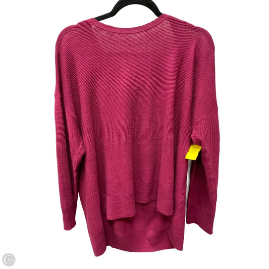 Sweater By Eileen Fisher In Maroon, Size: Xl