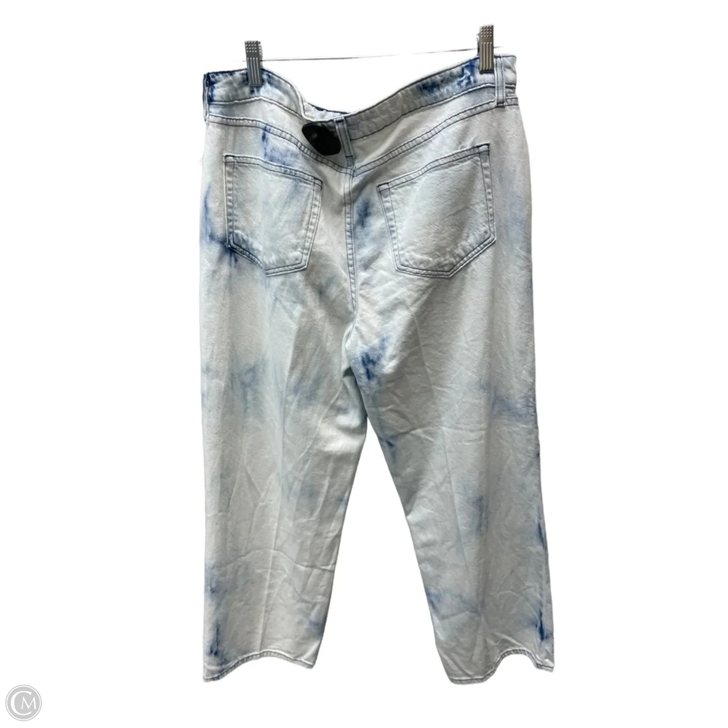 Jeans Straight By L Agence In Tie Dye Print, Size: 8
