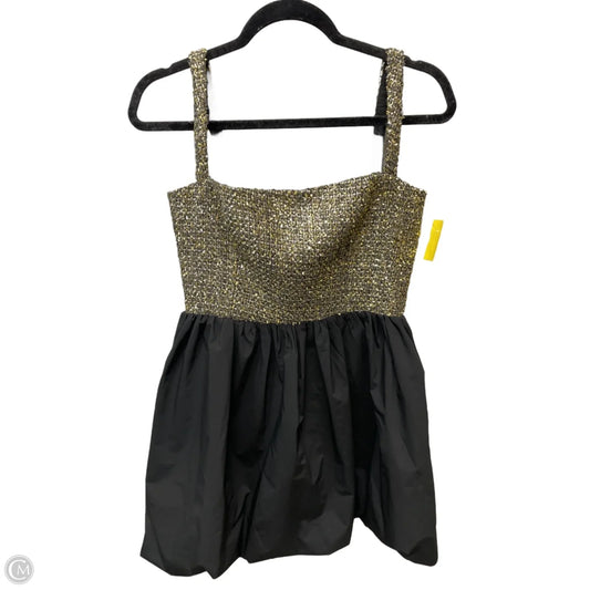 Dress Party Short By Amanda Uprichard In Black & Gold, Size: S