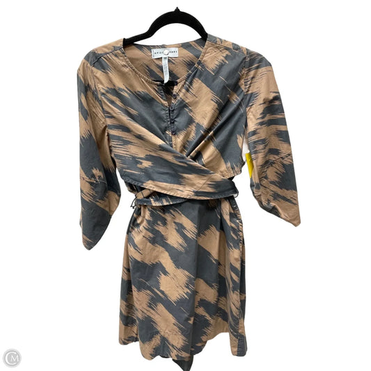 Dress Casual Short By Cma In Brown & Grey, Size: Xs