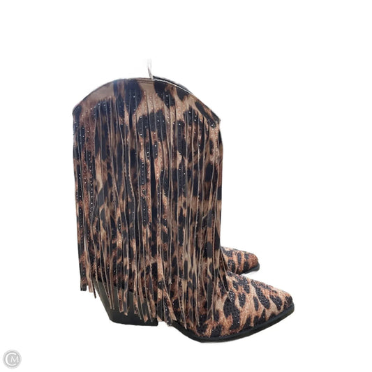 Boots Western By Jessica Simpson In Animal Print, Size: 10