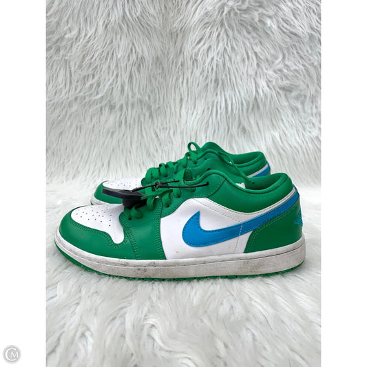 Shoes Sneakers By Nike In Blue & Green, Size: 9