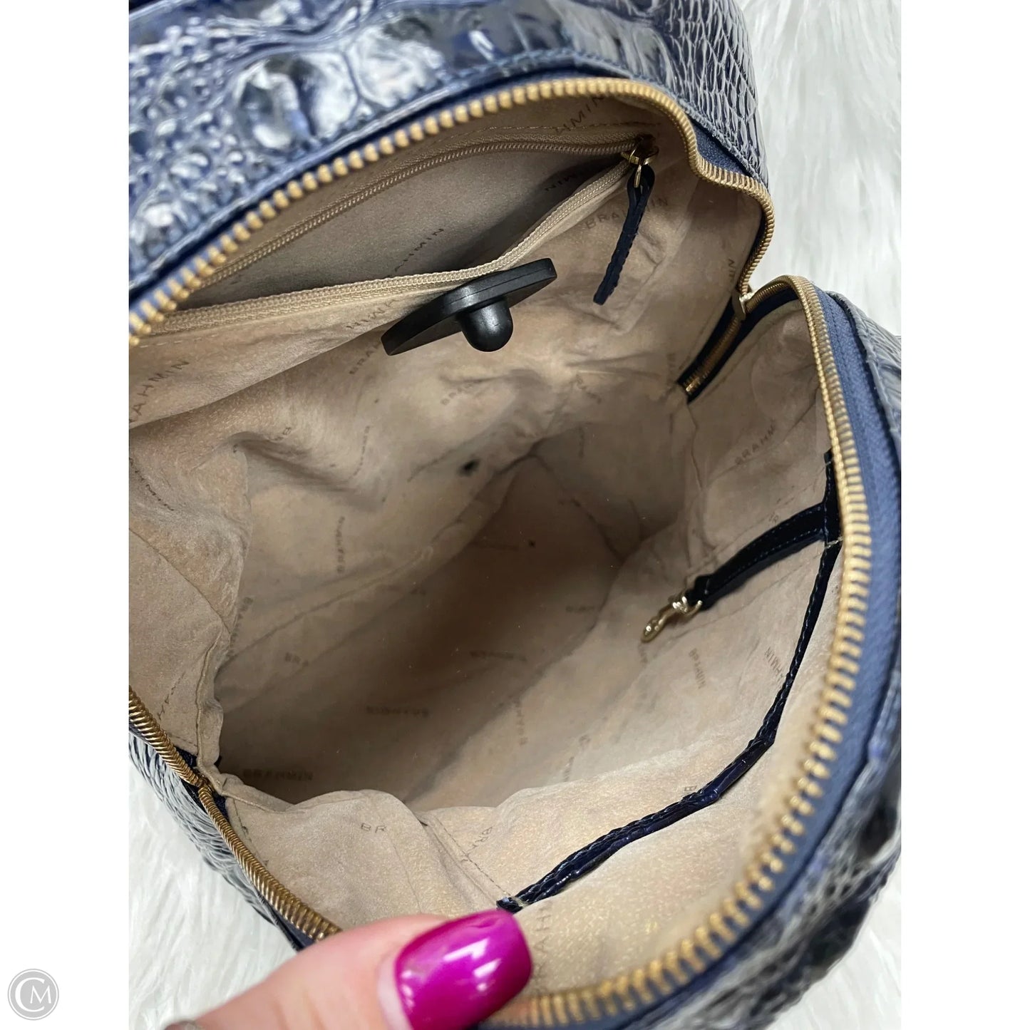 Backpack Designer By Brahmin, Size: Large