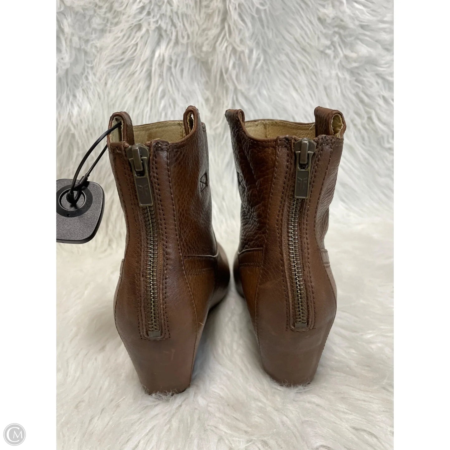 Boots Designer By Frye In Brown, Size: 7