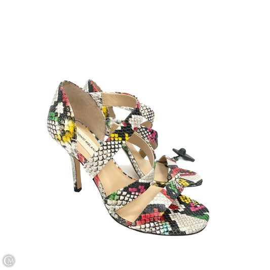 Sandals Heels Platform By Antonio Melani In Snakeskin Print, Size: 8.5