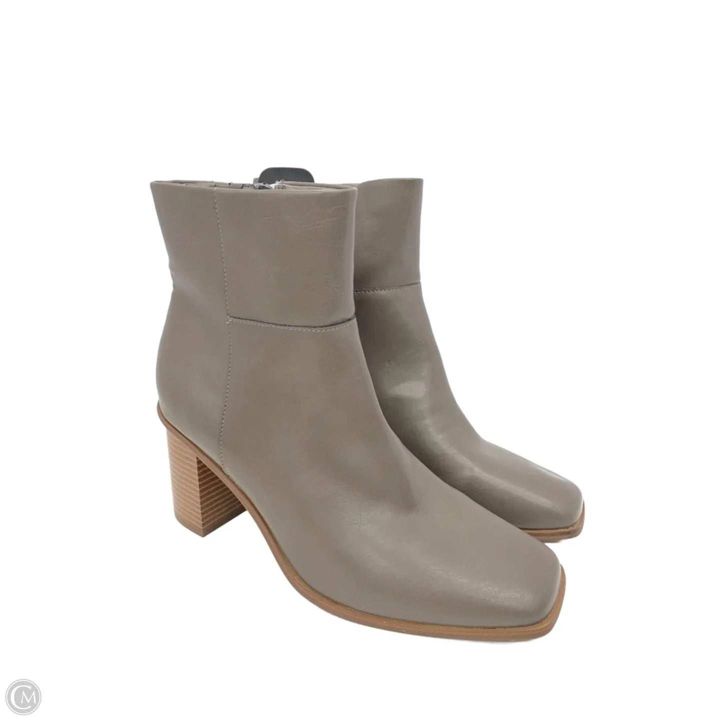 Boots Ankle Heels By The Drop In Taupe, Size: 10.5