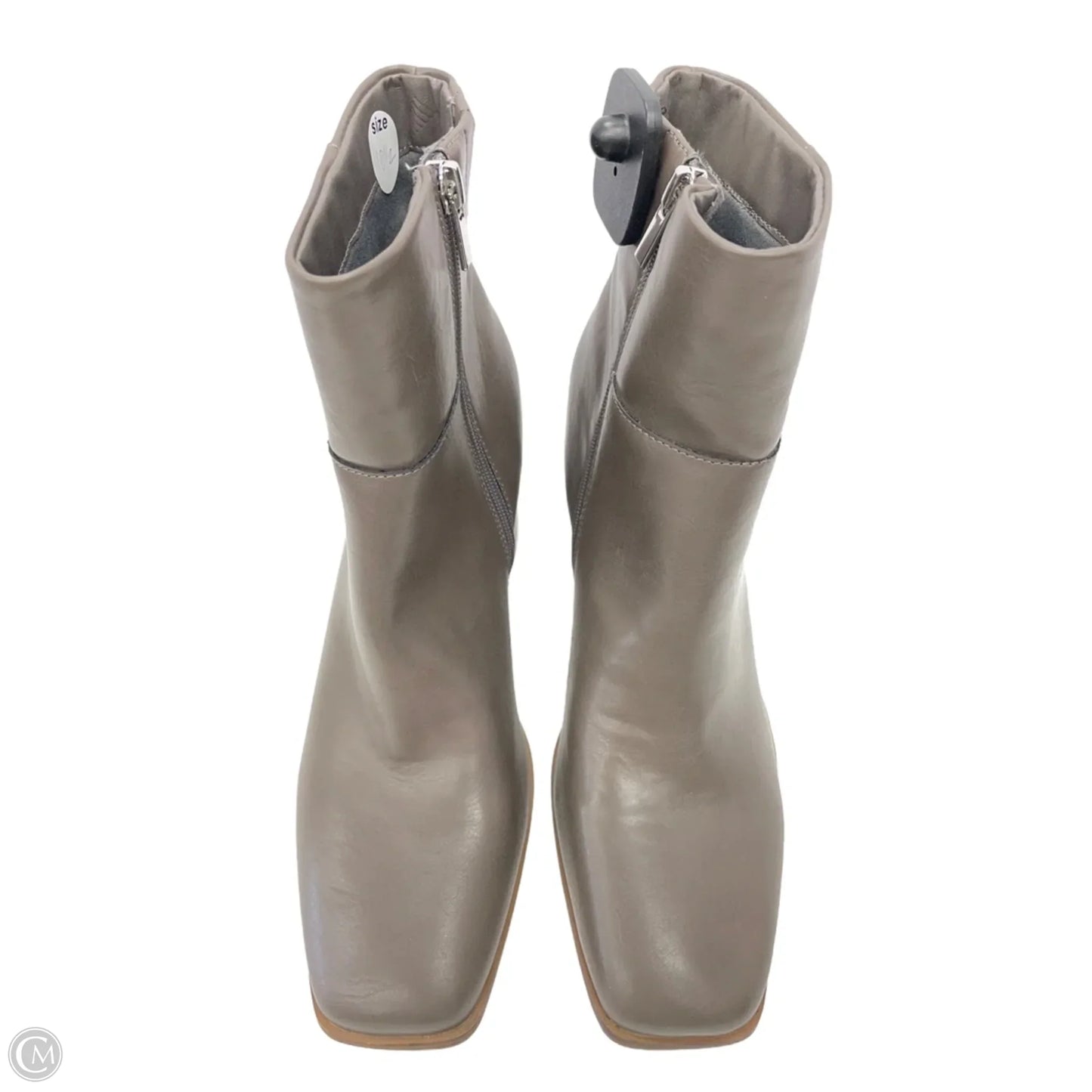 Boots Ankle Heels By The Drop In Taupe, Size: 10.5