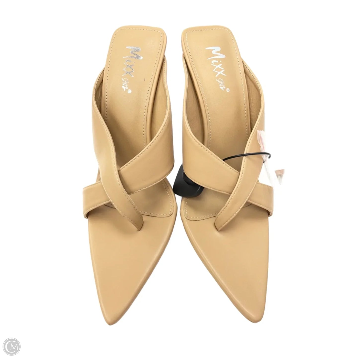 Sandals Heels Stiletto By Clothes Mentor In Tan, Size: 9