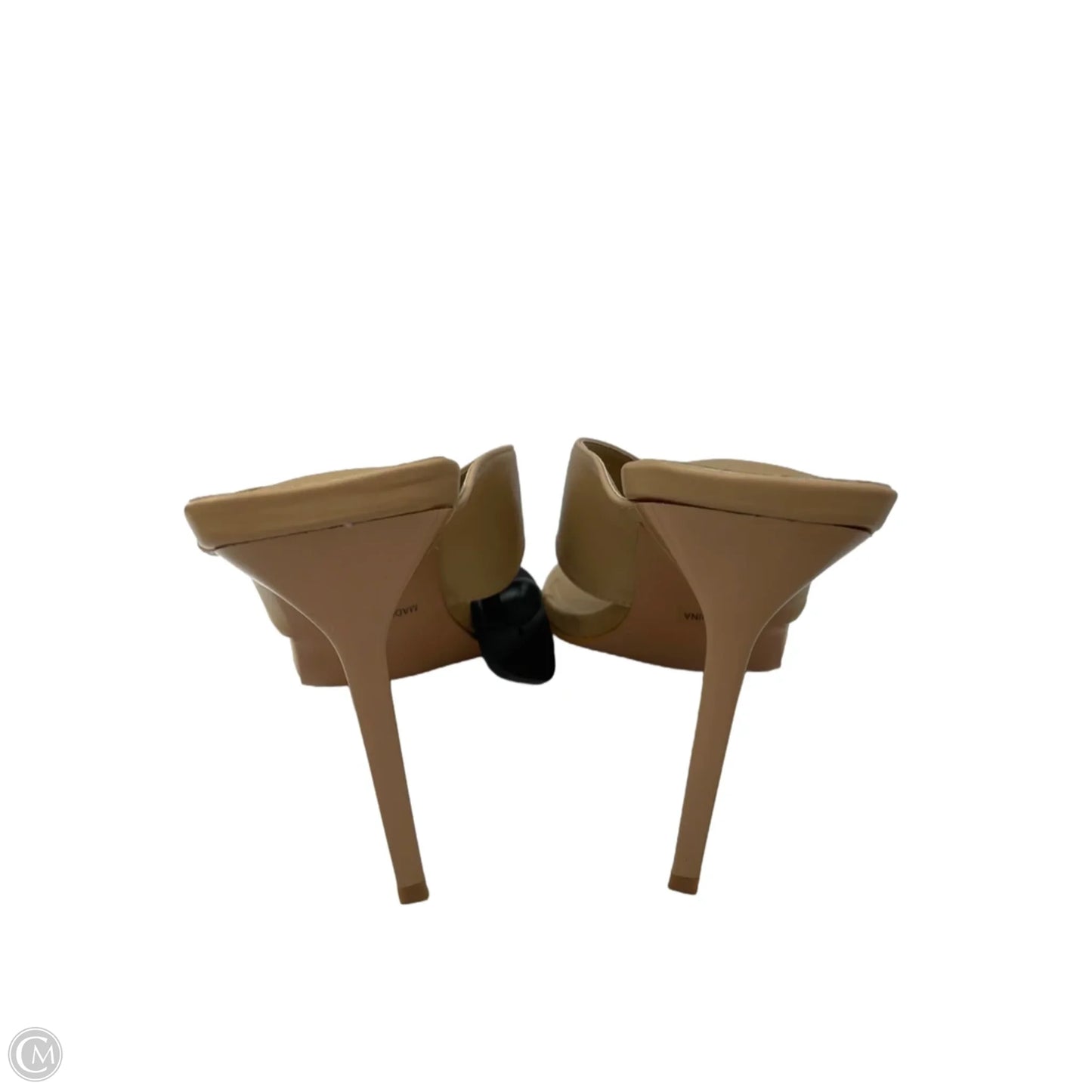 Sandals Heels Stiletto By Clothes Mentor In Tan, Size: 9
