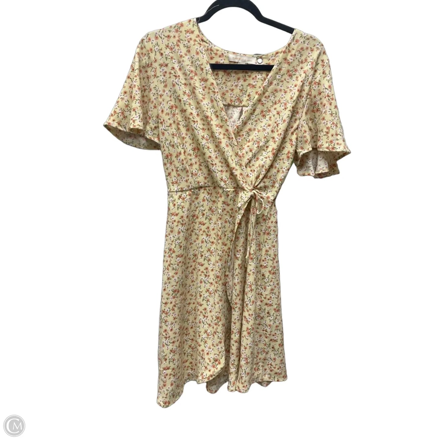 Dress Casual Short By Monteau In Floral Print, Size: M