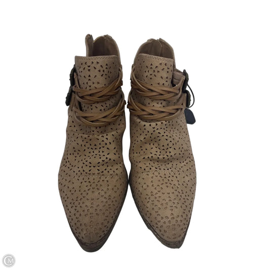 Boots Ankle Flats By Blowfish In Tan, Size: 7.5