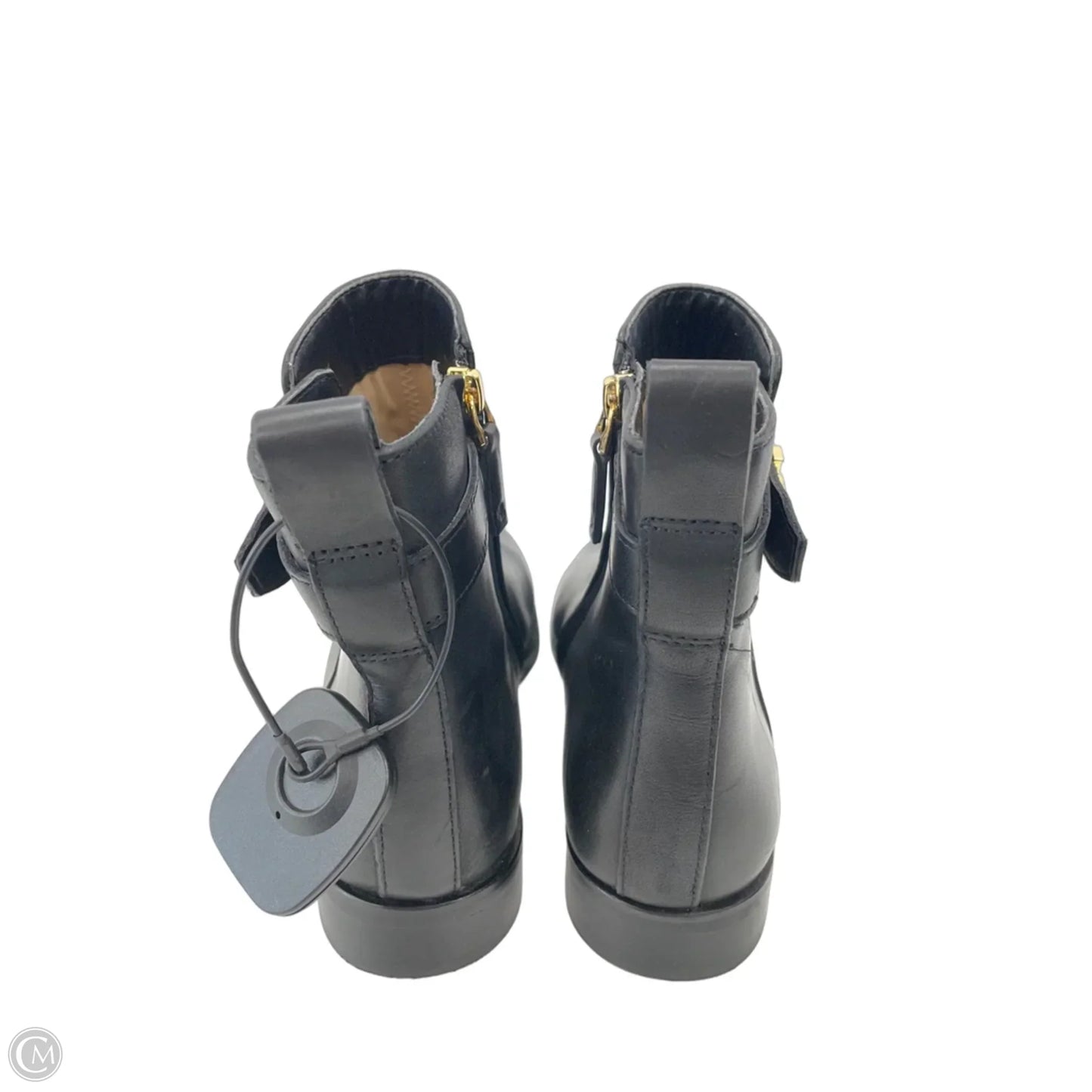 Boots Ankle Flats By Lauren By Ralph Lauren In Black, Size: 7.5