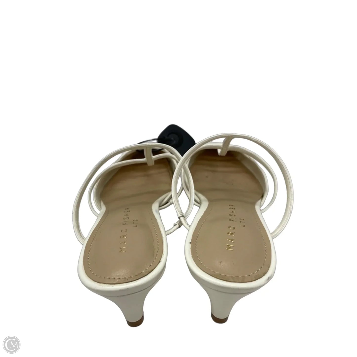 Shoes Heels Kitten By Marc Fisher In Ivory, Size: 6.5