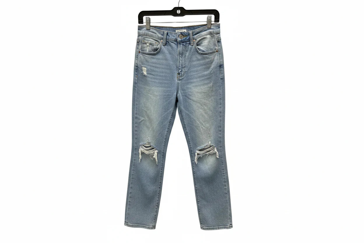 Jeans Boyfriend By Cello In Blue Denim, Size: 8
