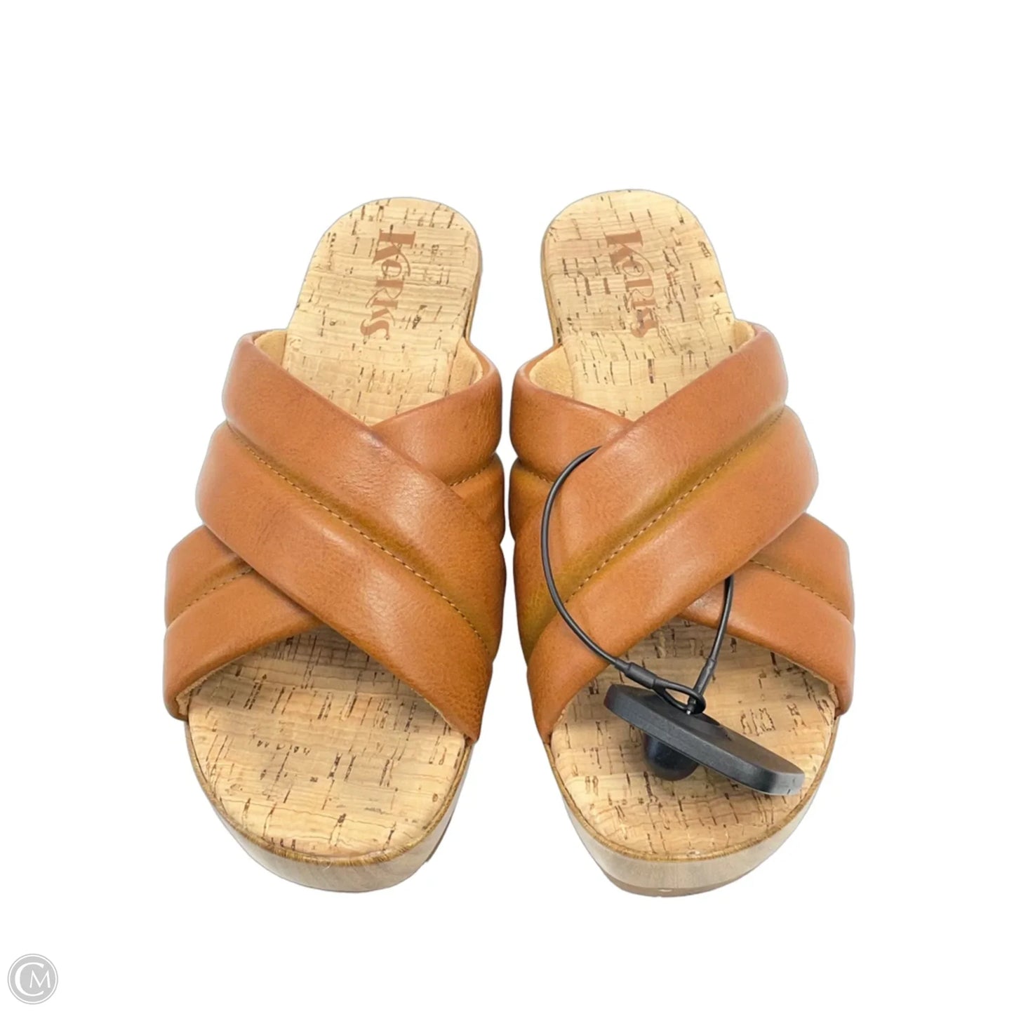 Sandals Heels Platform By Korks In Brown, Size: 7