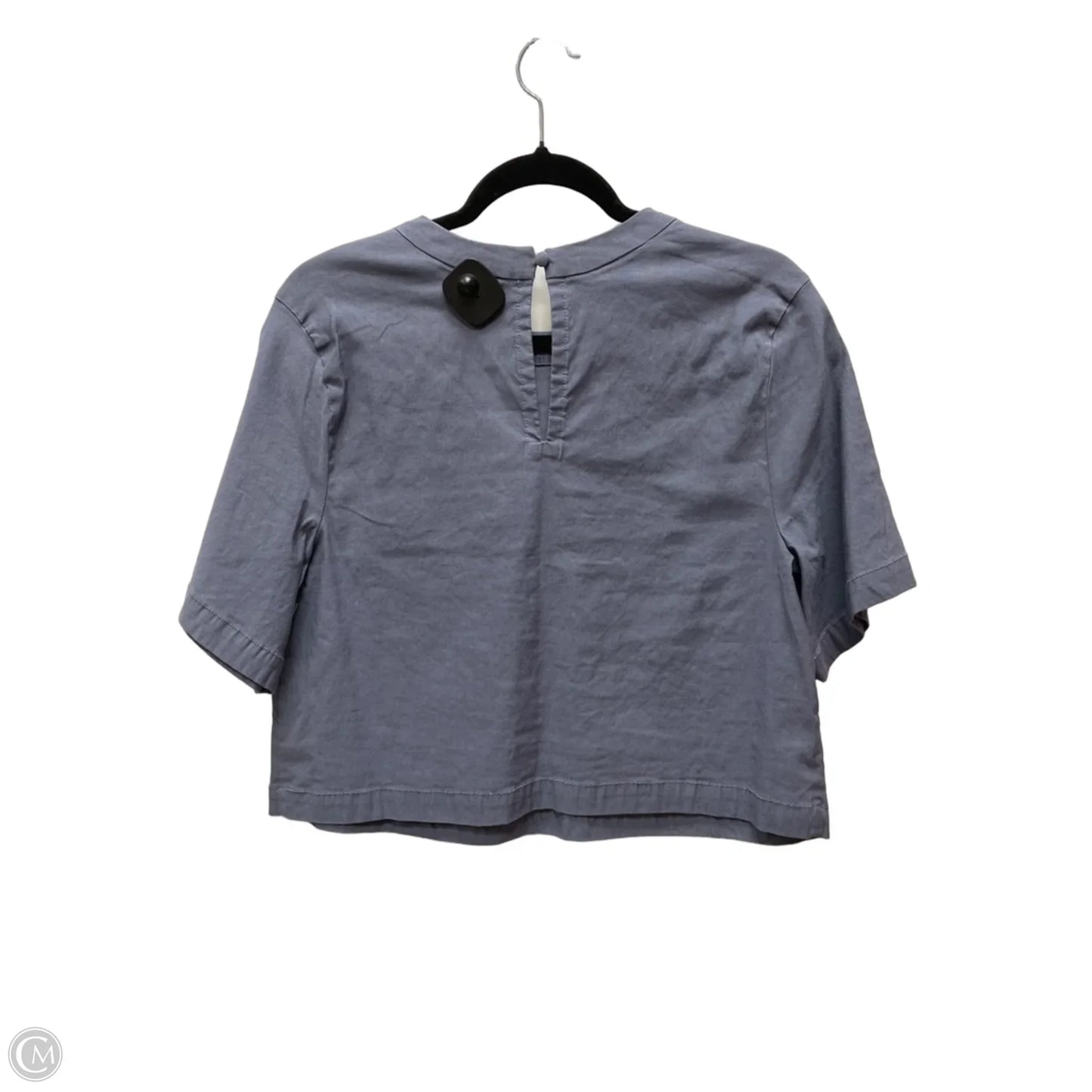 Top Short Sleeve By Maeve In Grey, Size: M