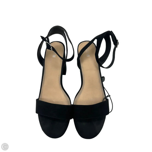 Sandals Heels Block By Bar Iii In Black, Size: 11