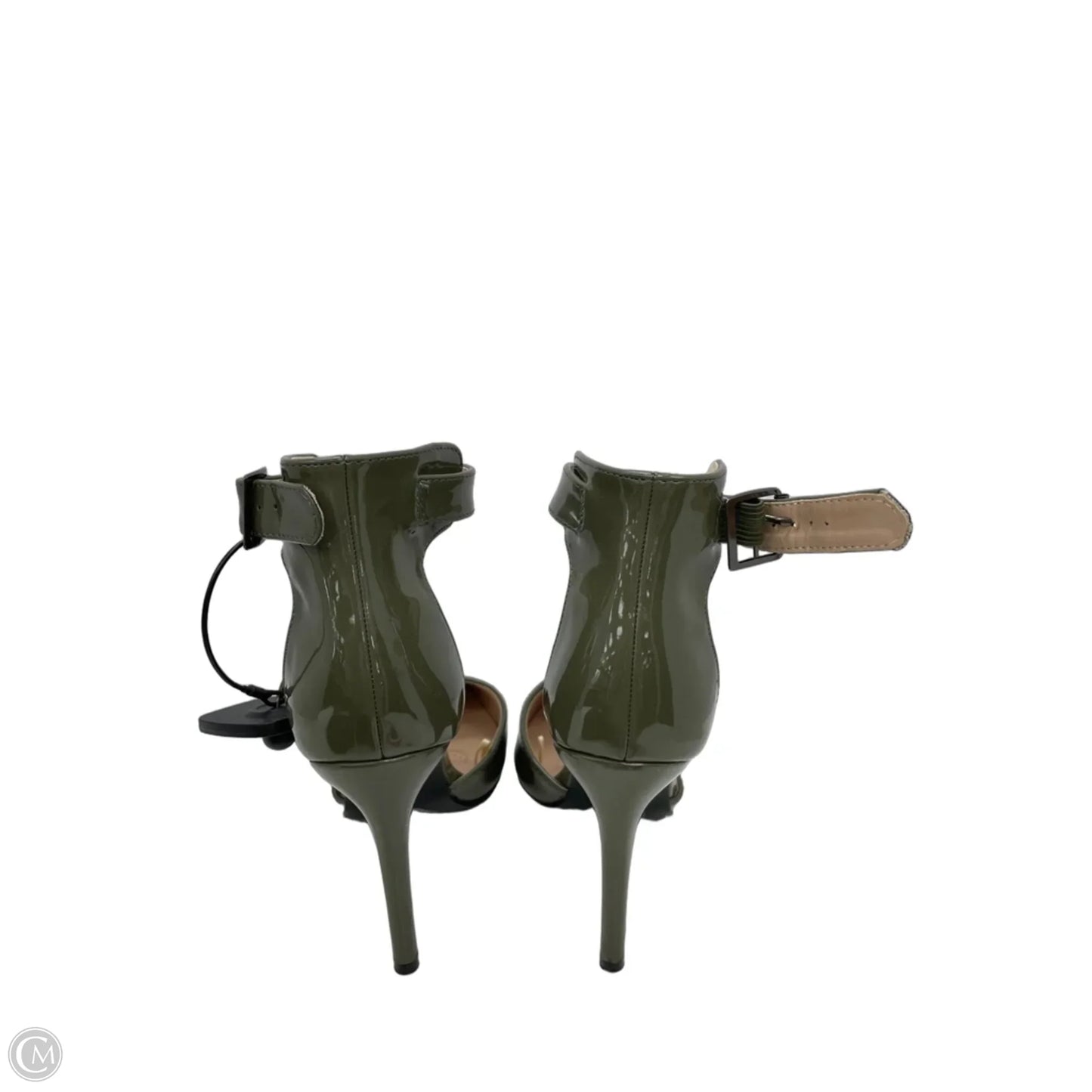 Shoes Heels Stiletto By Forever In Green, Size: 8.5