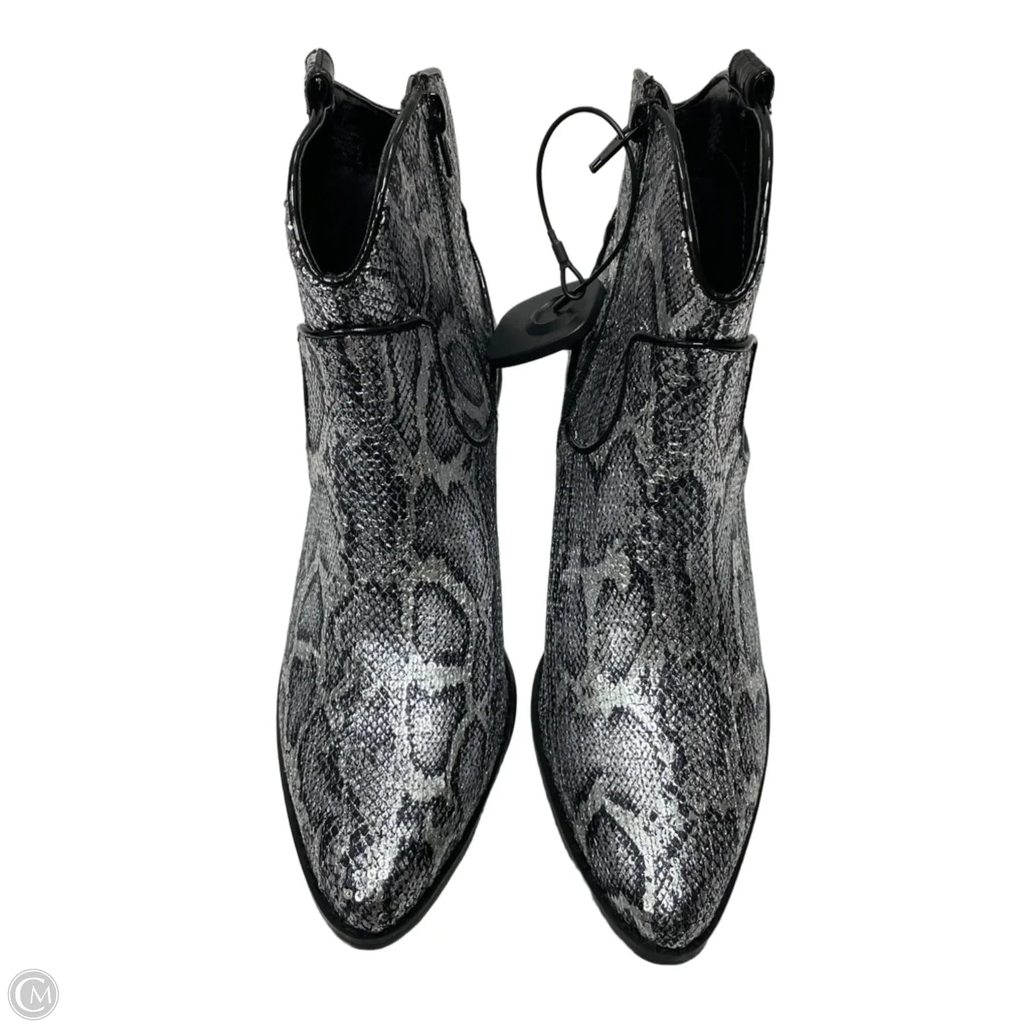 Boots Western By Betsey Johnson In Snakeskin Print, Size: 8