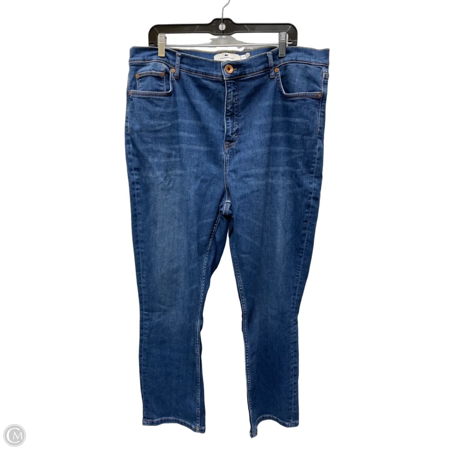 Jeans Skinny By Vineyard Vines In Blue Denim, Size: 20