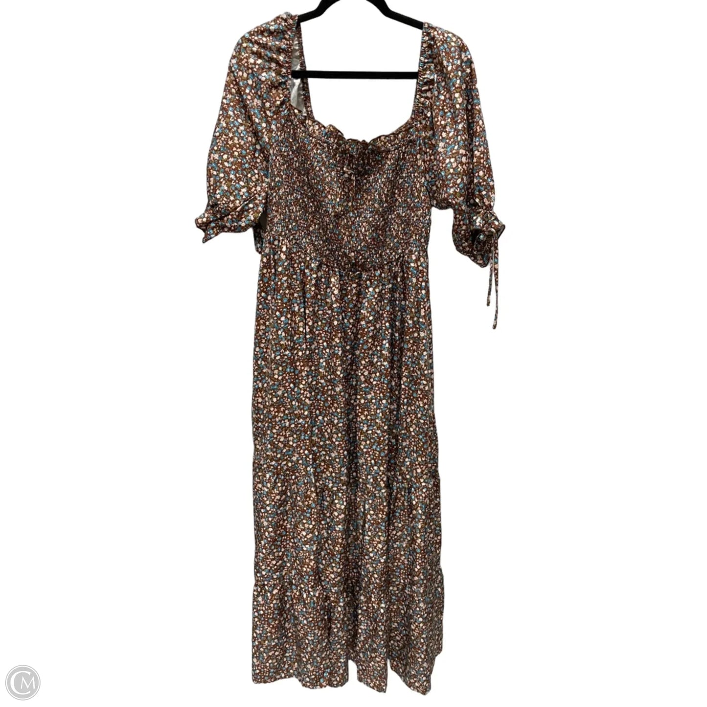 Dress Casual Maxi By Shein In Floral Print, Size: 1x