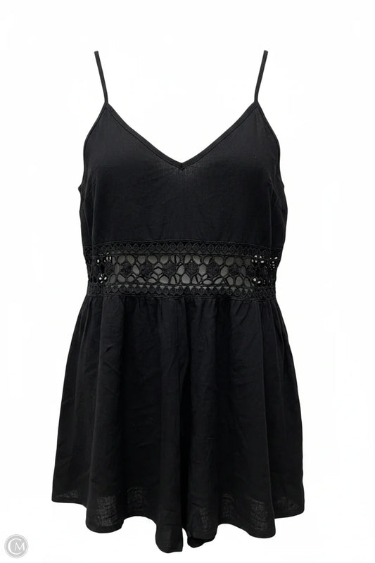 Romper By Shein In Black, Size: M
