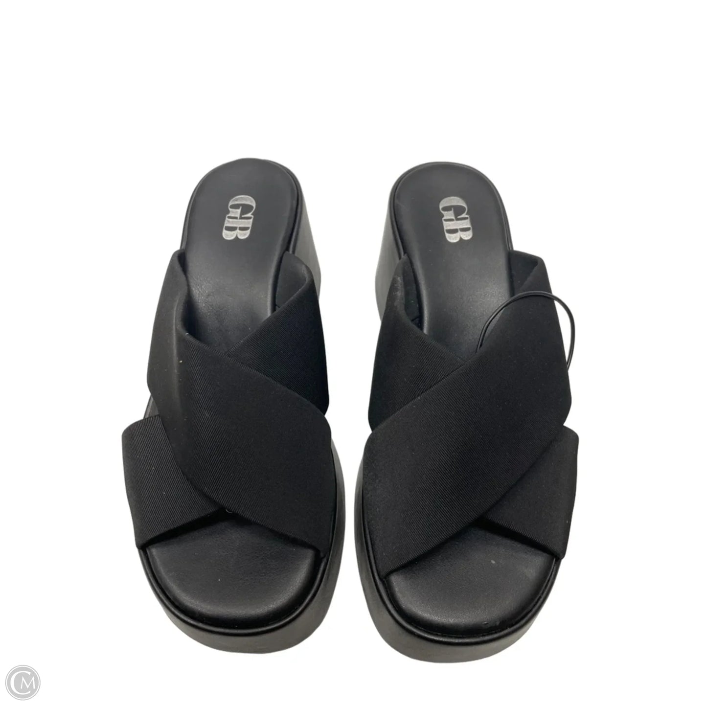 Sandals Heels Platform By Gianni Bini In Black, Size: 6