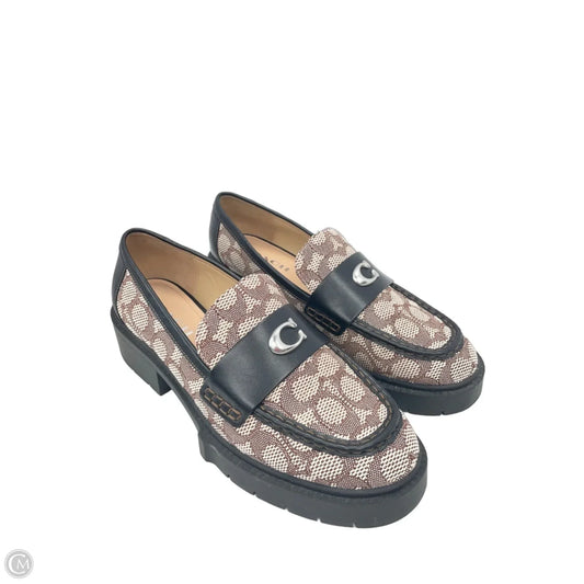 Shoes Designer By Coach In Black & Brown, Size: 9.5