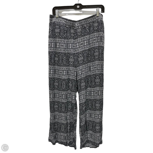 Pants Wide Leg By Ny Collection In Black & White, Size: 18