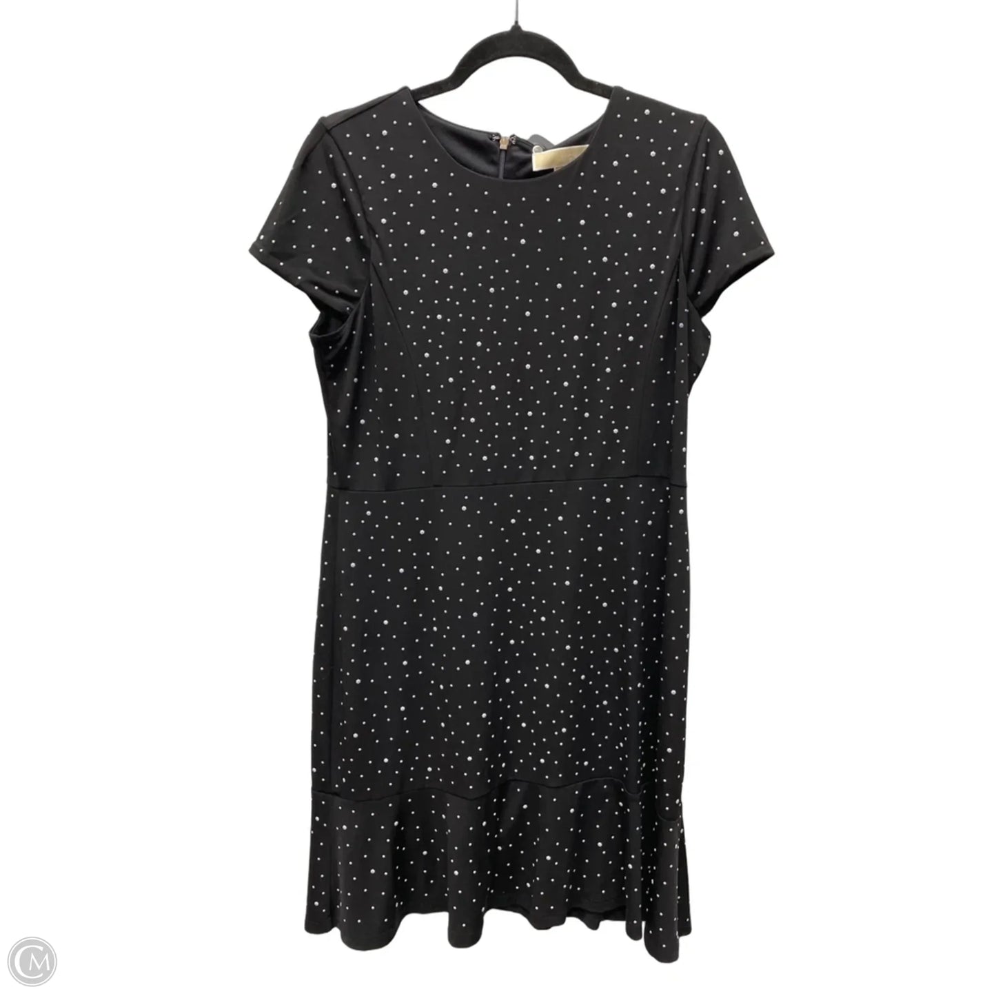Dress Designer By Michael Kors In Black & White, Size: L