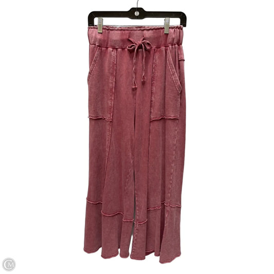 Pants Wide Leg By Easel In Pink, Size: 4