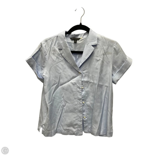 Top Short Sleeve By Banana Republic In Blue, Size: Xs