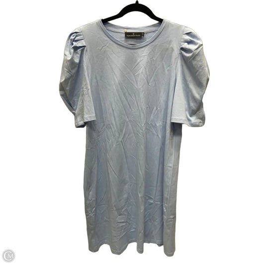 Dress Casual Short By Pomander Place In Blue, Size: 1x