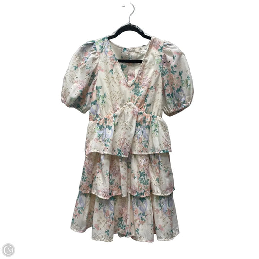 Dress Party Short By Entro In Floral Print, Size: S