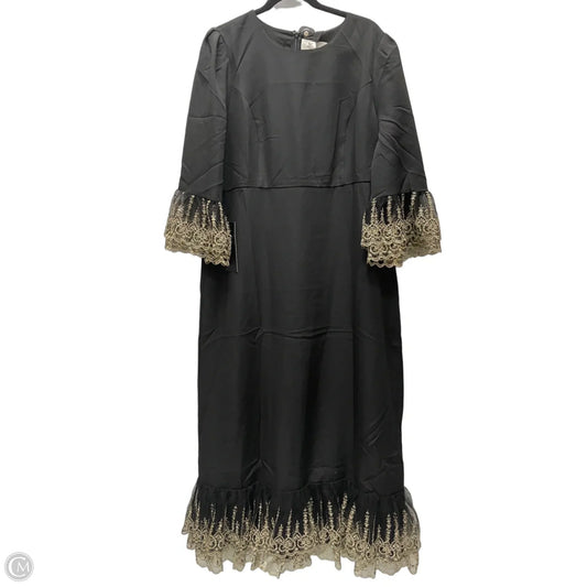 Dress Party Long By Pomander Place In Black & Gold, Size: 1x