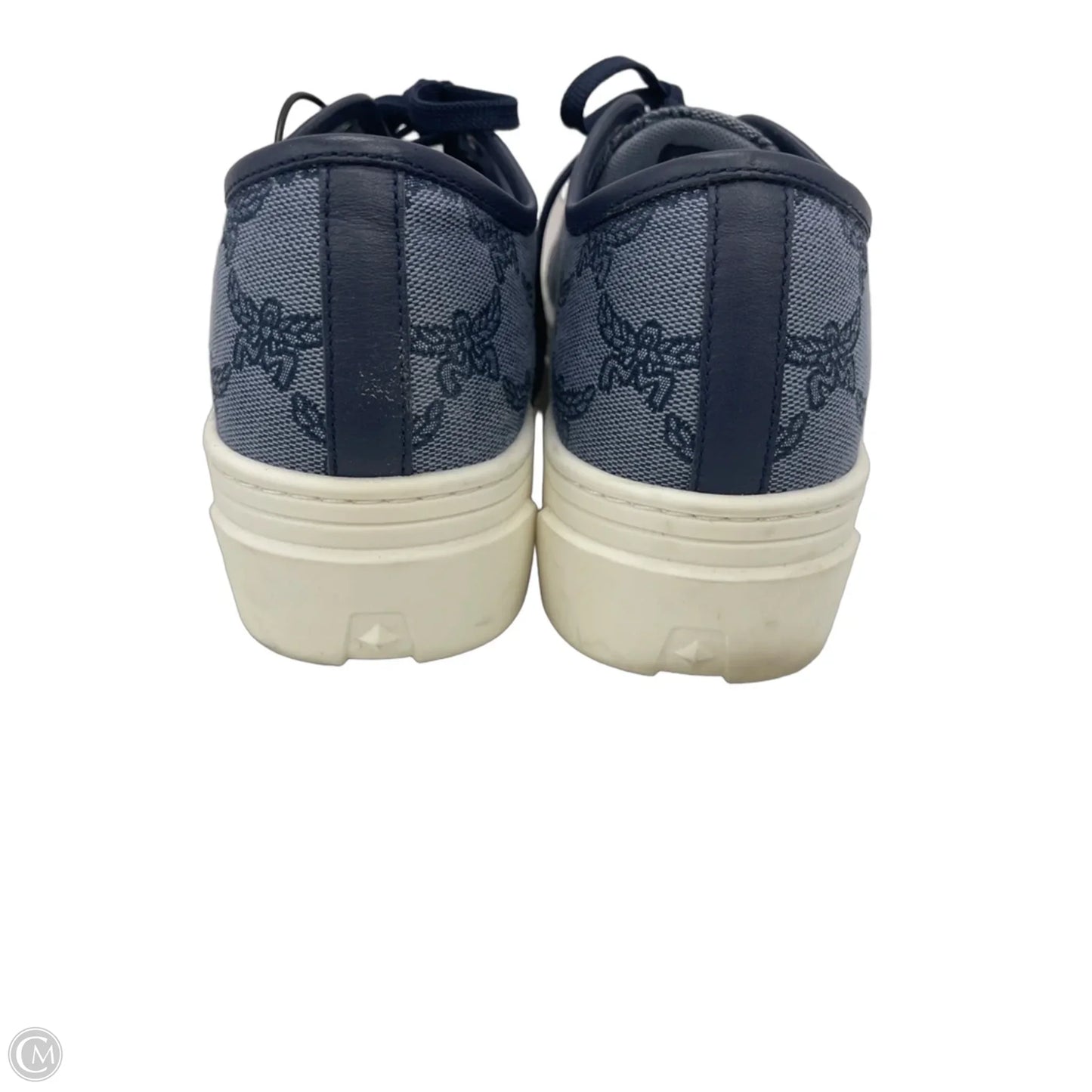 Shoes Luxury Designer By Mcm In Blue Denim, Size: 7.5