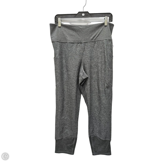 Athletic Leggings By Hue In Grey, Size: Xl