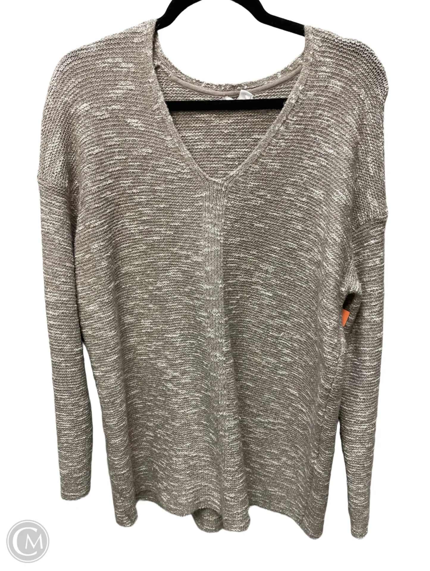 Sweater By Pure Jill In Tan & White, Size: M