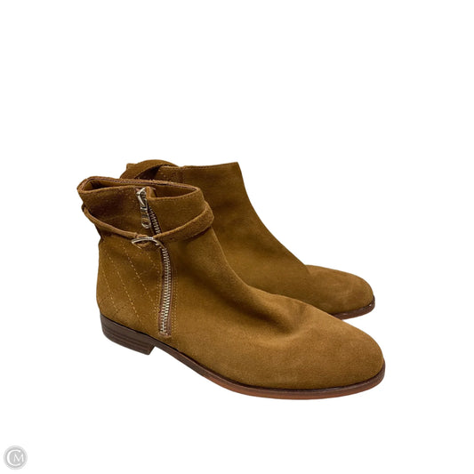Boots Ankle Flats By Ann Taylor In Brown, Size: 7.5